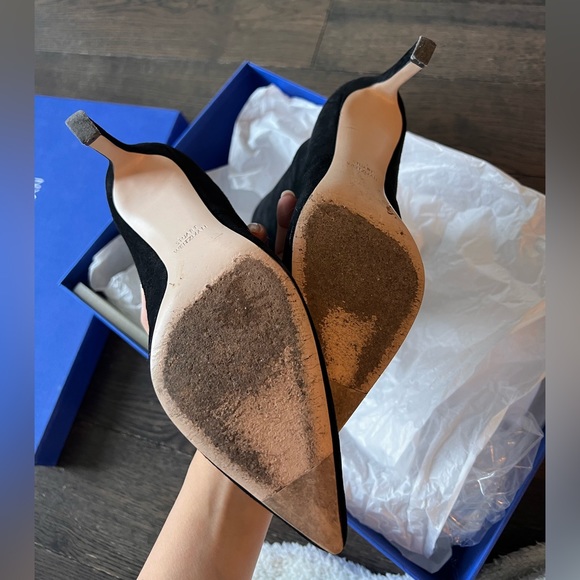 stuart weitzmman black suede - Picture 5 of 5
